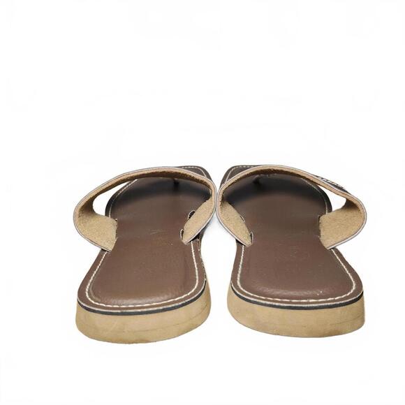 Official Key West KINOs Mens Brown Slide Sandals Size 12 - Picture 5 of 7